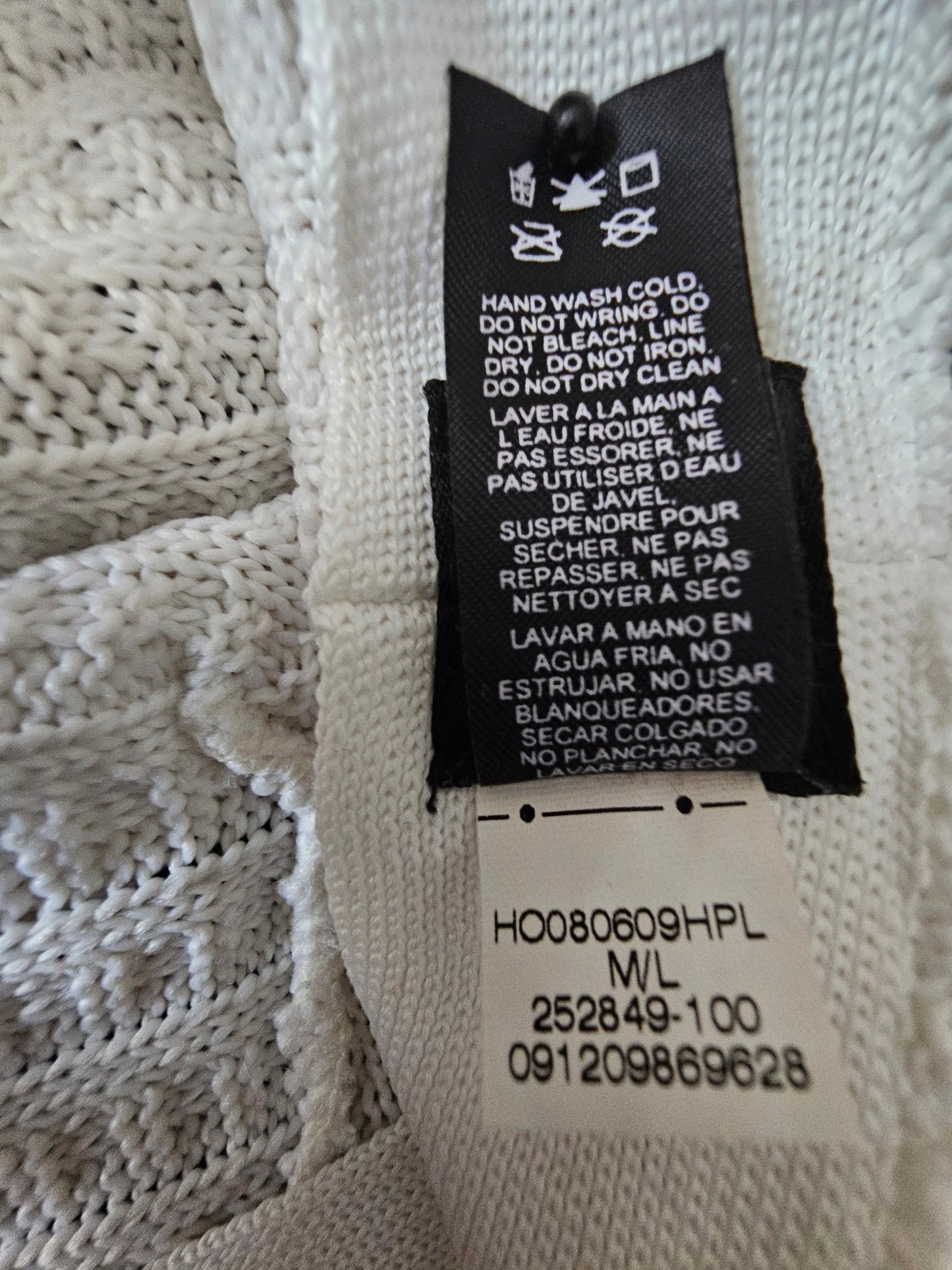 Vintage Jordan Jumpman Knit Cap – Creme/Off-White – Strick-Optik – Gr. M/L