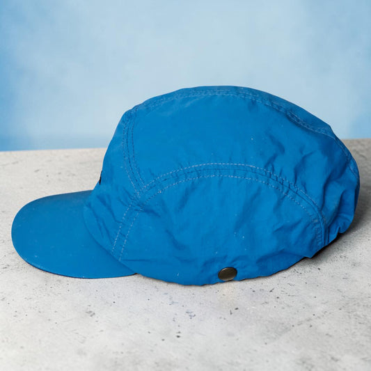 🧢 Vintage Columbia Sportswear 5-Panel Cap – Made in USA Corpcore Trend Royal Blue