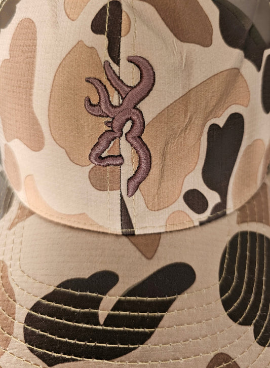Browning Flexfit 110 Snapback - Camo Mesh Trucker Cap