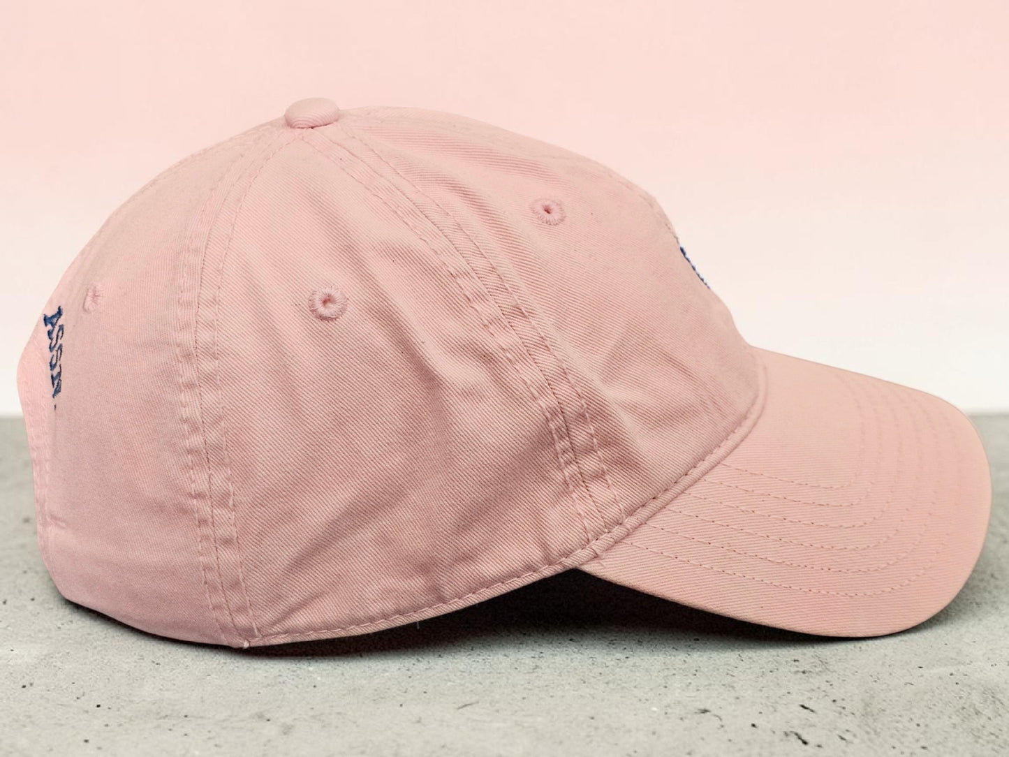 🧢 U.S. Polo Assn. Vintage Cap – Classic Pastel Pink