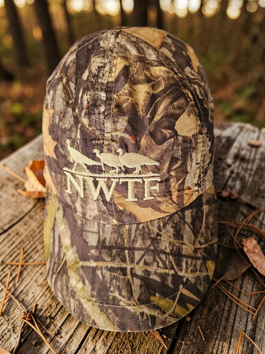 Vintage NWTF Camouflage Cap – Gorpcore Hunting Baseball Cap Realtree Pattern