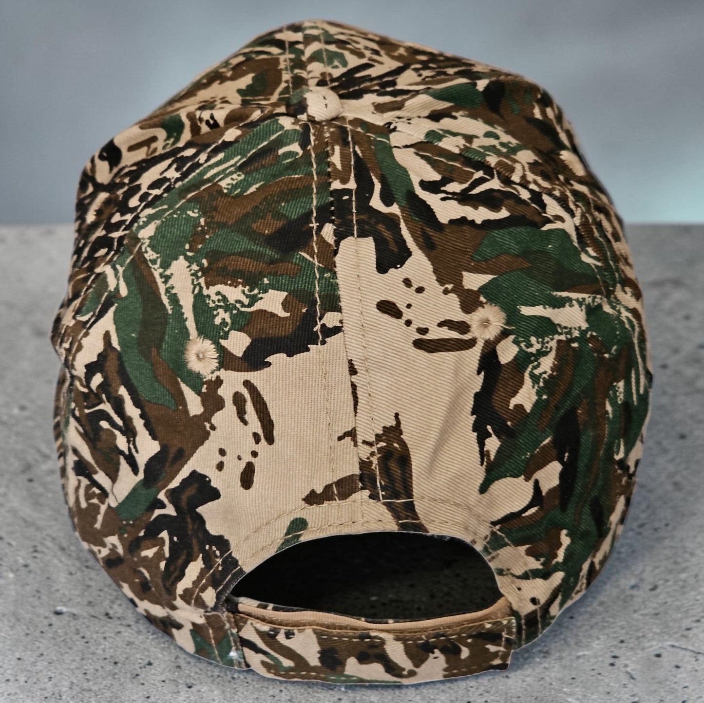 🦌 Vintage NADLER’S Wellington Hunting Cap – Camo Style Cobra Cap 🐍