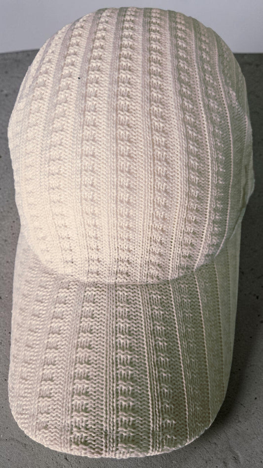Vintage Jordan Jumpman Knit Cap – Cream/Off-White – Knitted Look – Size M/L