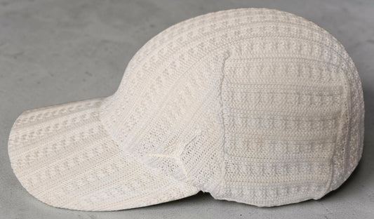 Vintage Jordan Jumpman Knit Cap – Cream/Off-White – Knitted Look – Size M/L