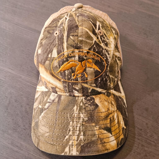 Vintage Duck Commander Trucker Cap – The Game – Realtree Camo / Mesh – Size XL/XXL