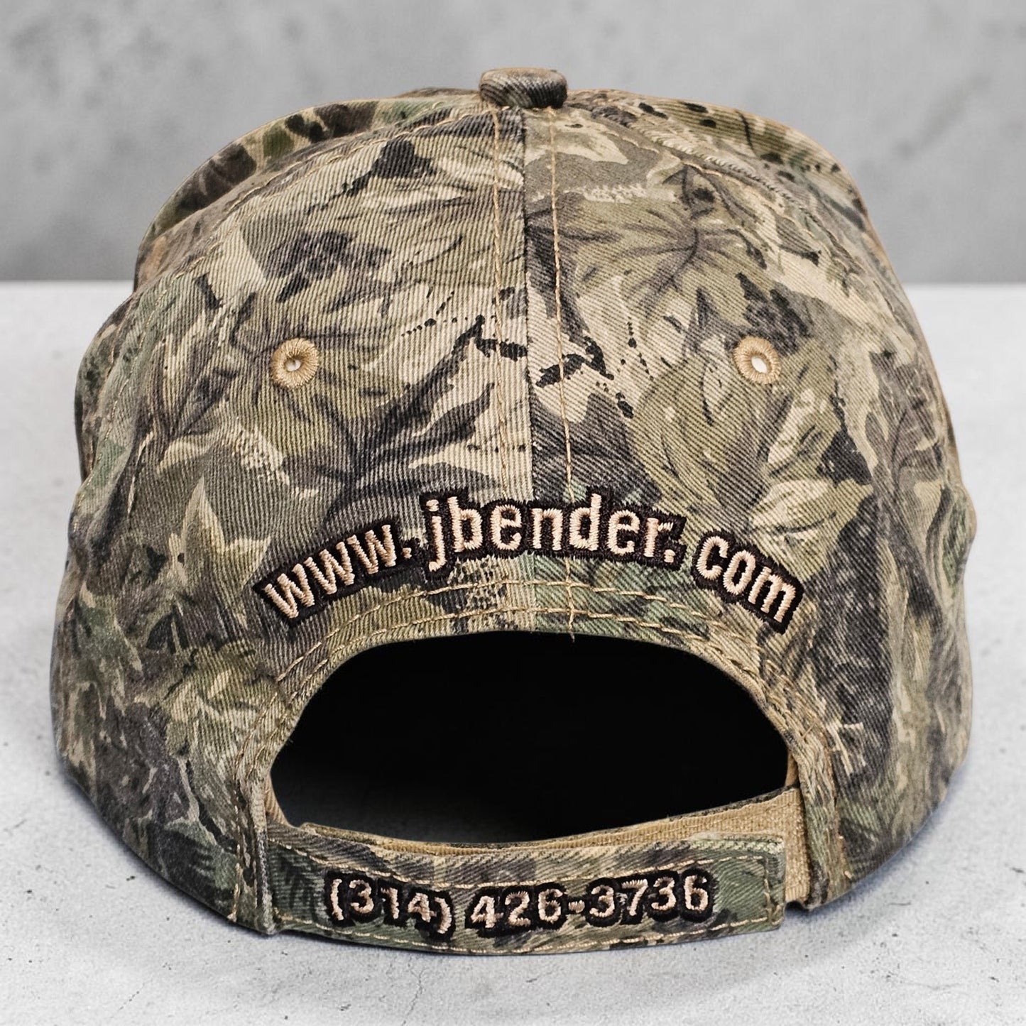 🧢 Vintage Camo "John B. Bender Inc." Trucker Cap