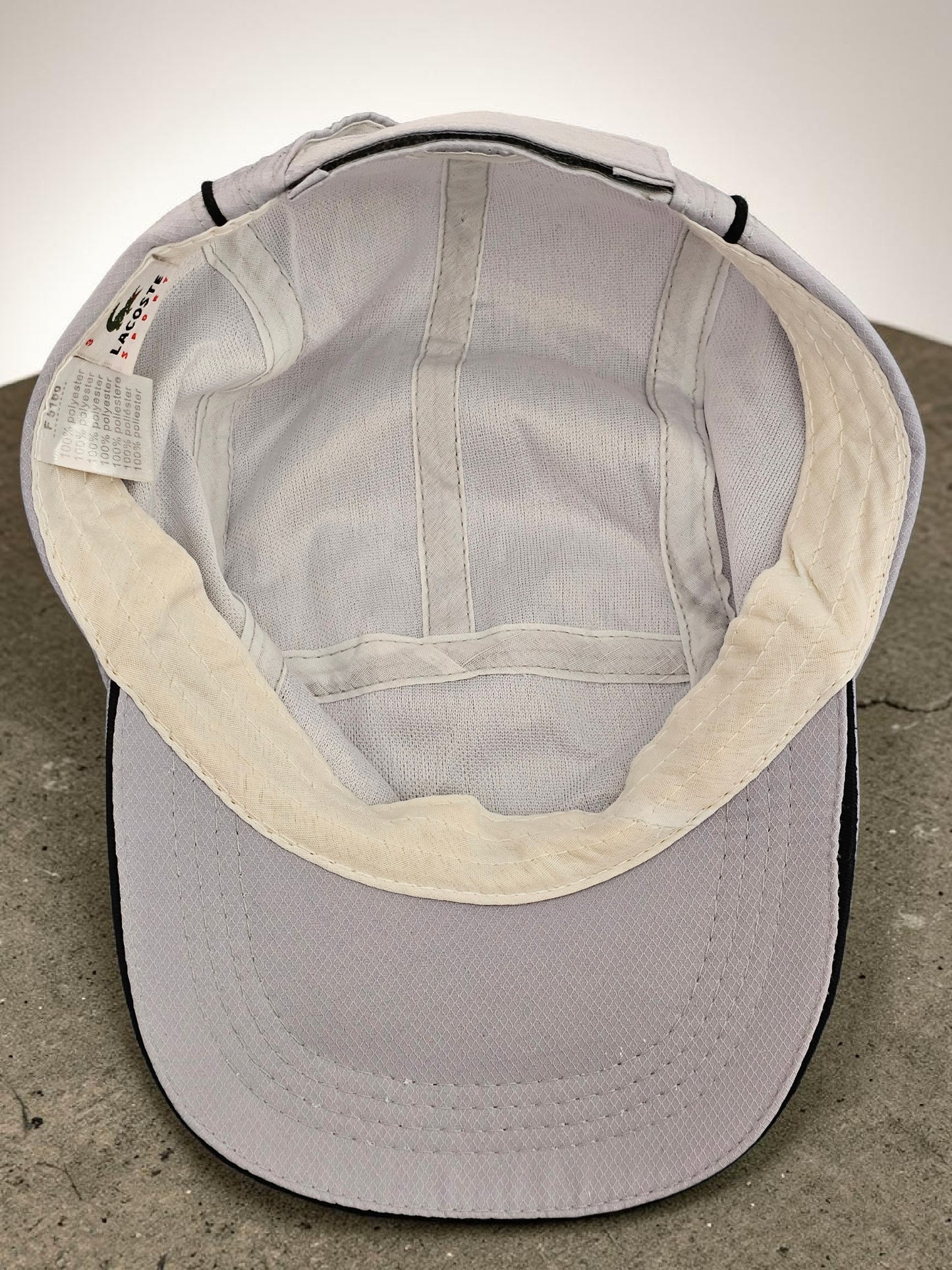 Lacoste Sport Vintage 5-Panel Cap – Hellgrau Ripstop 🐊 S