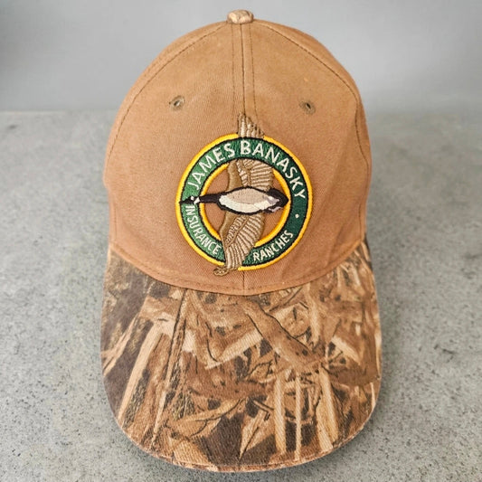 Vintage James Banasky Ranches Cap - Brown/Realtree Camo - Gorpcore & Outdoor Style