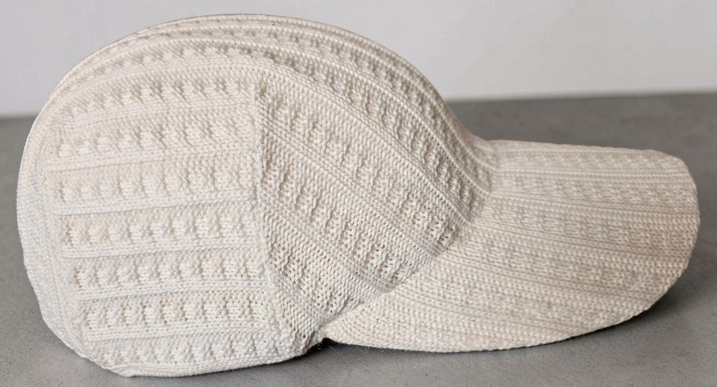 Vintage Jordan Jumpman Knit Cap – Creme/Off-White – Strick-Optik – Gr. M/L
