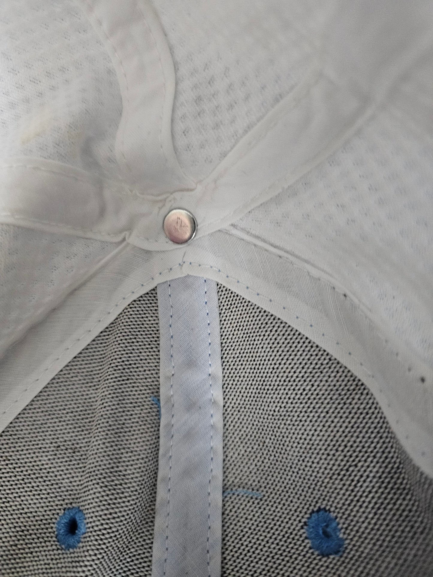 Vintage Callaway Golf Cap – A-Flex S/M – Hellblau & Weiß – Sportliche Mesh Cap