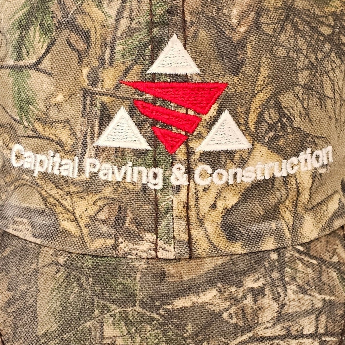 🧢 Vintage Realtree Camo Trucker Hat – Capital Paving & Construction